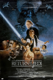 Harrison Ford Signed "Return of the Jedi" Full Poster (JSA)